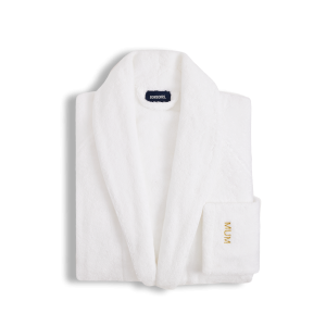 Bonsoirs. – Peignoir moelleux – Juste Le Blanc