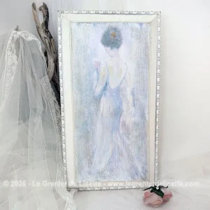 Tableau sur bois shabby « Silhouette Féminine » – Édition Clayre & Eef