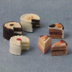 Gâteaux en portions