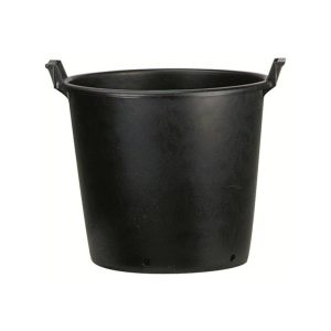 POT 50 LAVEC POIGNÉES ROND NOIR