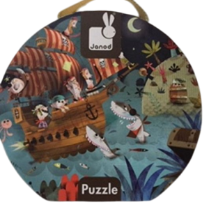 Puzzle Janod – Pirates- 36 pièces – dés 4 ans