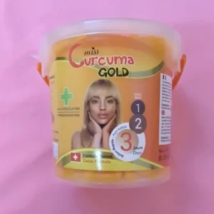 Savon de bauté granulé MISS CURCUMA GOLD  à base de poudre de curcuma clarifiant-anti-vergeture-anti-tache
