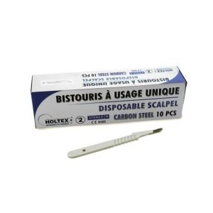 SCALPEL – LAME U10 (À L&rsquo;UNITÉ)